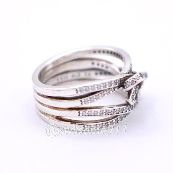 AUTHENTIC PANDORA Delicate Sentiments Statement Ring - 190995CZ - Picture 10 of 13